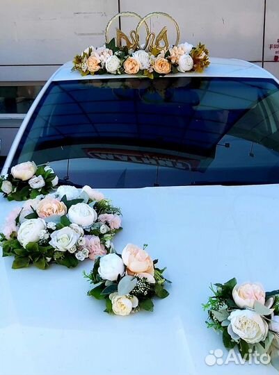Свадебные украшения на авто, кортеж(прокат)