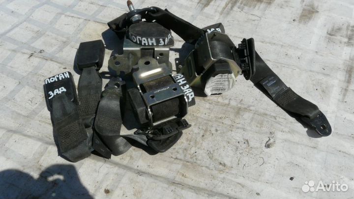 Ремень безопасности зад. Renault Logan (2004 - 20