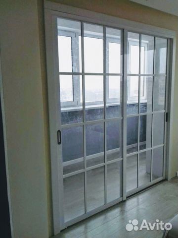 Перегородки раздвижные на балкон