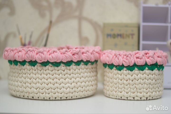 Корзинка 2шт. Ручной работы