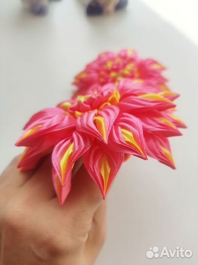 Цветы резинки ручной работы