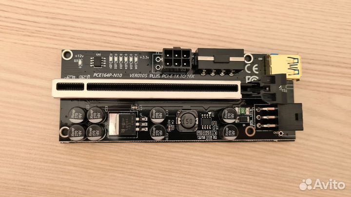 Новый Райзер VER 010s 6Pin, Molex, Кабель USB 60см