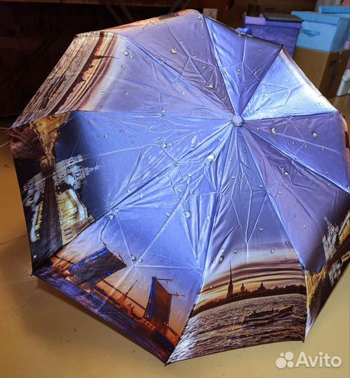 Зонт уличный сувенирный Санкт-петербург