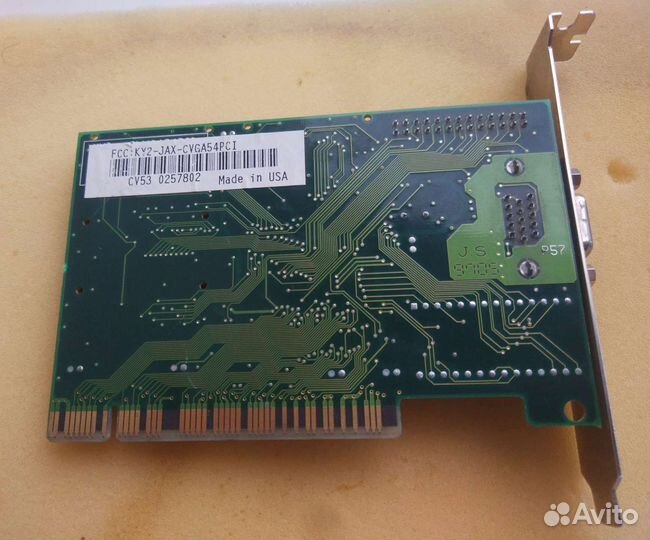 Cirrus Logic Ky2-jax-cvga54pci Video Card