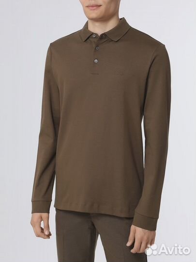 Поло хлопковое boss