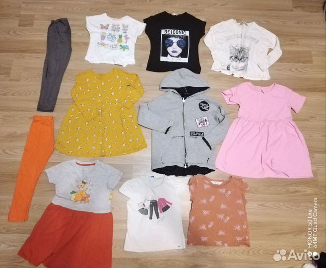 Вещи пакетом на девочку 110