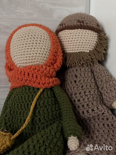 Вязаная кукла мусульманка