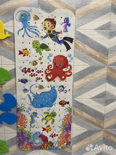 Детский коврик для ванной