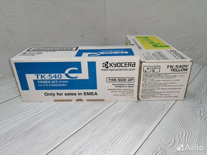 Оригинальные TK-540C TK-540 C/ TK-540Y TK-540 Y