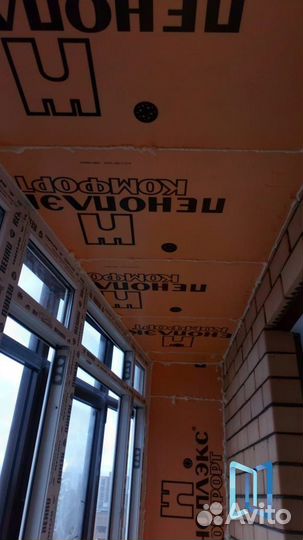 Обшивка балконов и лоджий Оcтекление балконов