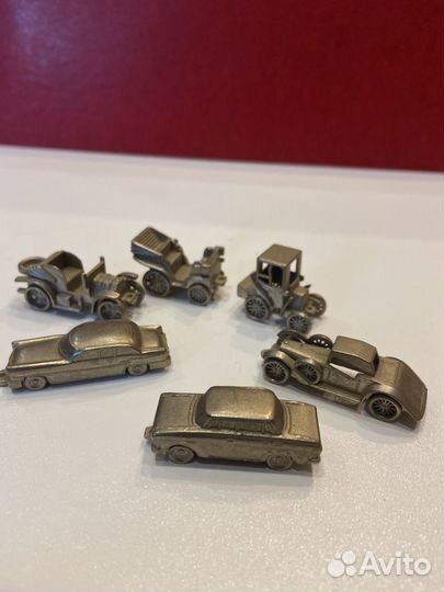 Коллекция машинки-брелки 6 шт.СССР