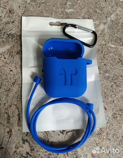 Чехол для Apple AirPods +шнурок