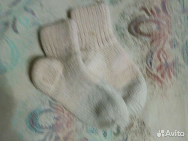 Носки ручной вязки шерстяные,стельки