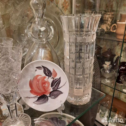 Ваза.хрусталь.винтаж