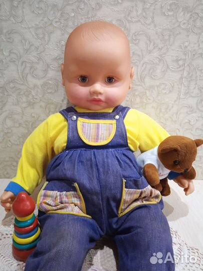 Кукла пупс мягкотелая 60 см