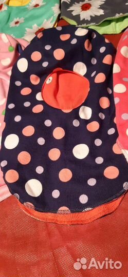 Шапочки-шлемы новые х/б