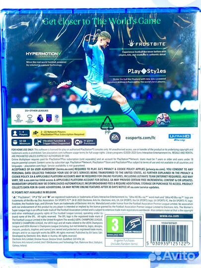 PS5 EA sports FC 24 б/у