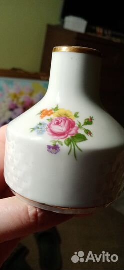 Вазочка фарфор гдр 80-е