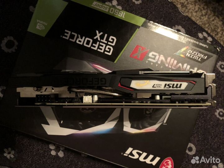 Видеокарта MSI GeForce GTX 1660 super Gaming X 6GB