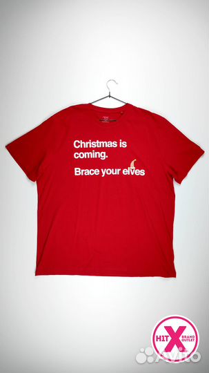 Футболки с новогодней символикой от S до XL, next