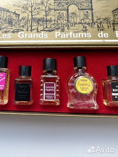 Набор миниатюр 10 шт винтаж Charrier