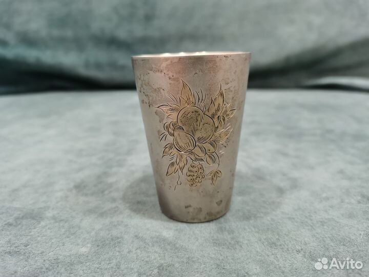 Стакан стопка чарка бокал серебро 875 СССР