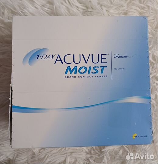 Линзы контактные Acuvue 1 day Moist - 10,5, -9,5