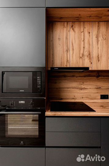 Угловая кухня с мдф фасадами