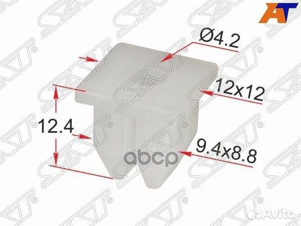 Клипса под винт hyundai/KIA (1 шт.) stm12589 Sat