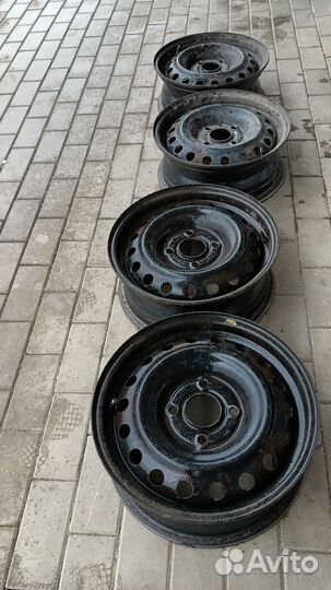 Диски штампы r15 4x114.3 nissan tiida