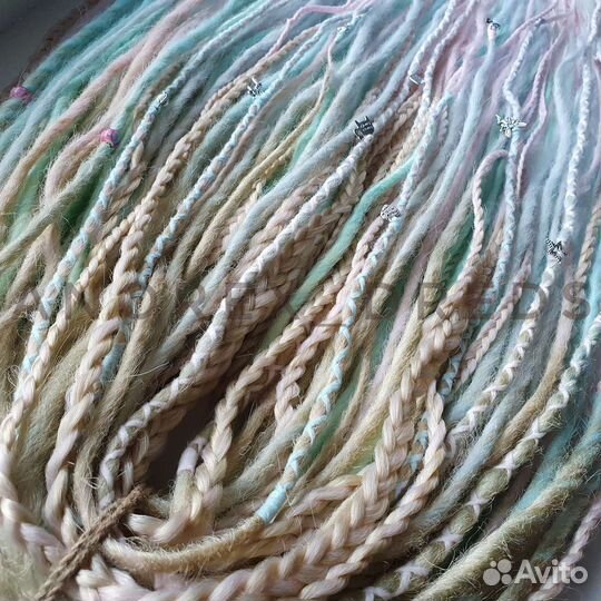 Д.Е. дреды с косами