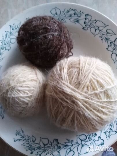 Пряжа чисто-шерстяная овечья ручная работа