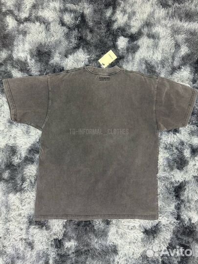 Футболка оверсайз Vetements темно серая