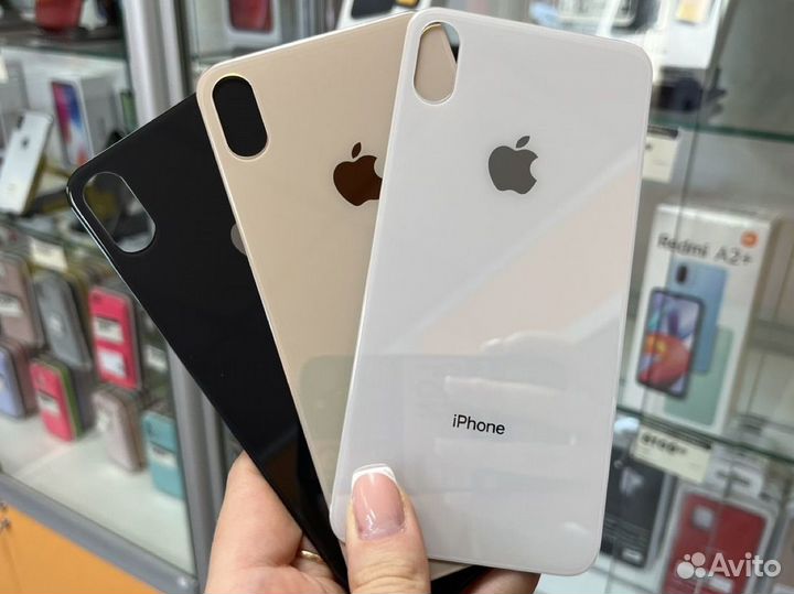 Крышки задние для iPhone XS Max с установкой