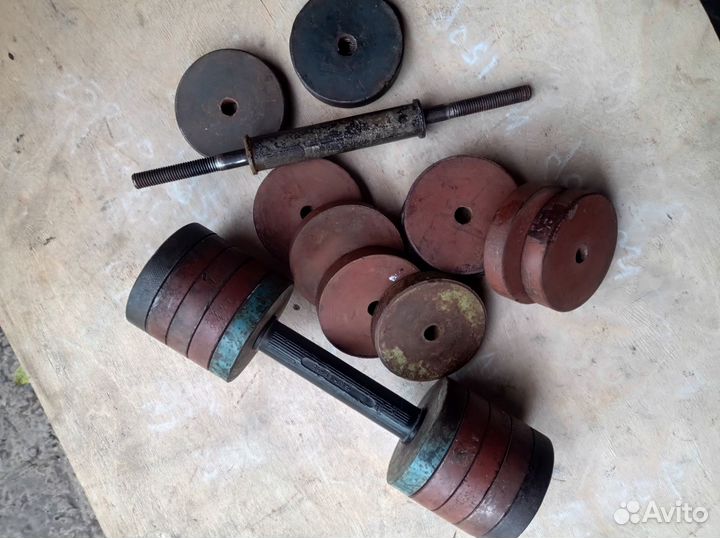 Гантели разборные