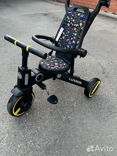 Детский велосипед с ручкой