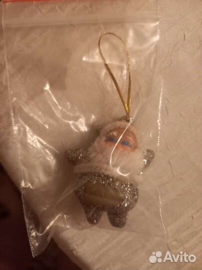 Елочная игрушка дед мороз 90е