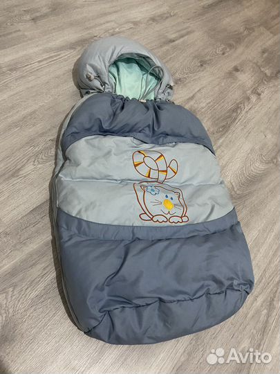 Зимний конверт в коляску