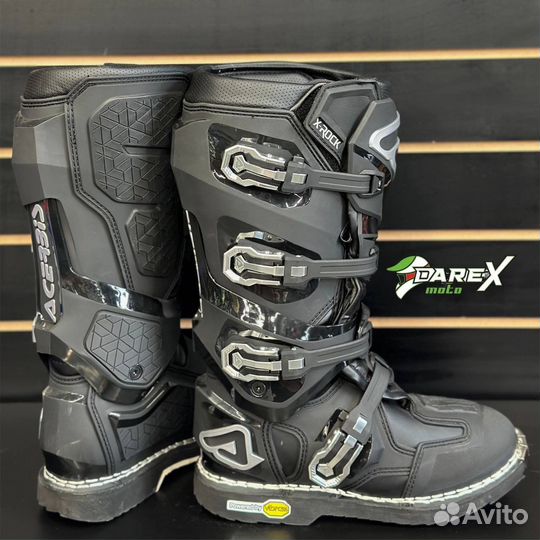 Мотоботы кроссовые Acerbis X-rock black 42 размер