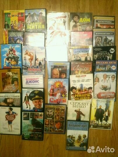 Диски DVD фильмы, мультфильмы