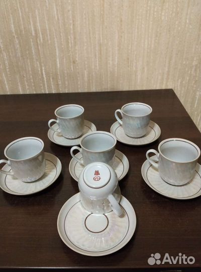 Кофейный сервиз ссср.Минский фарфоровый завод