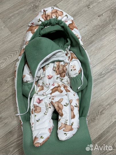 Конверт зимний с комбинезоном