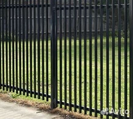 Забор металлический из секции