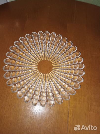 Блюдо Солнце,закалён.стекло,для фруктов и сладости