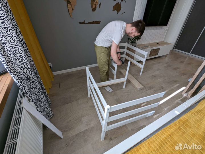 Сборка детской кровати от фирмы 