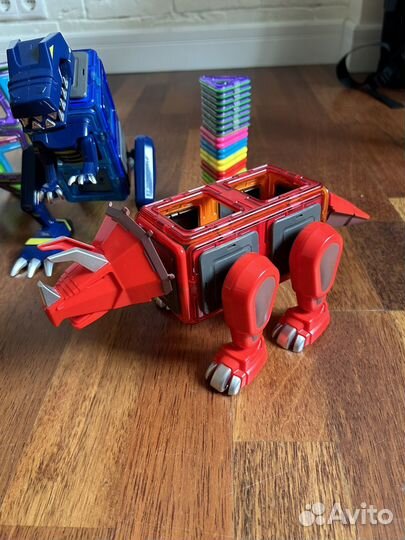 Конструктор магнитный Magformers Dino