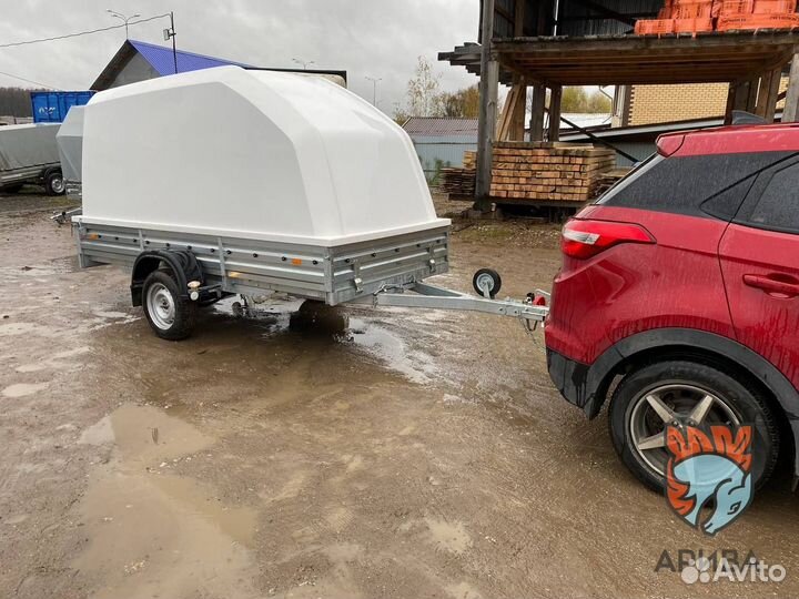 Прицеп с крышкой Н1500мм. ндс, без ндс. Рассрочка