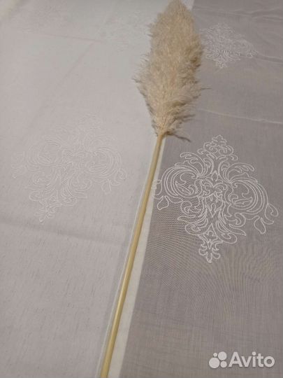 Шторы + тюль белые под лён на 2 окна в спальню