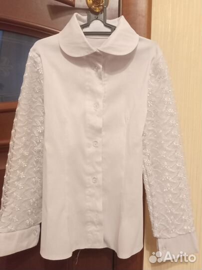 Белые блузки для девочки