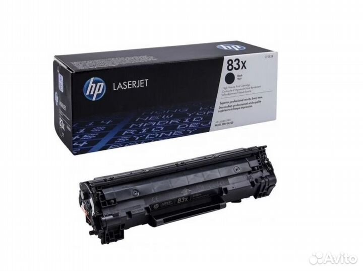 HP CF283X (83X) картридж черный (2200 стр.)